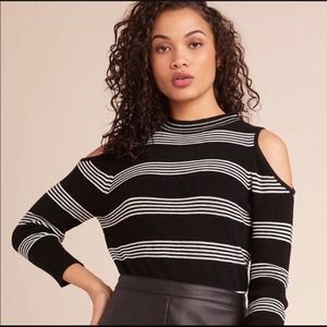 BB Dakota Some Like It Hot Cold Shoulder Sweater